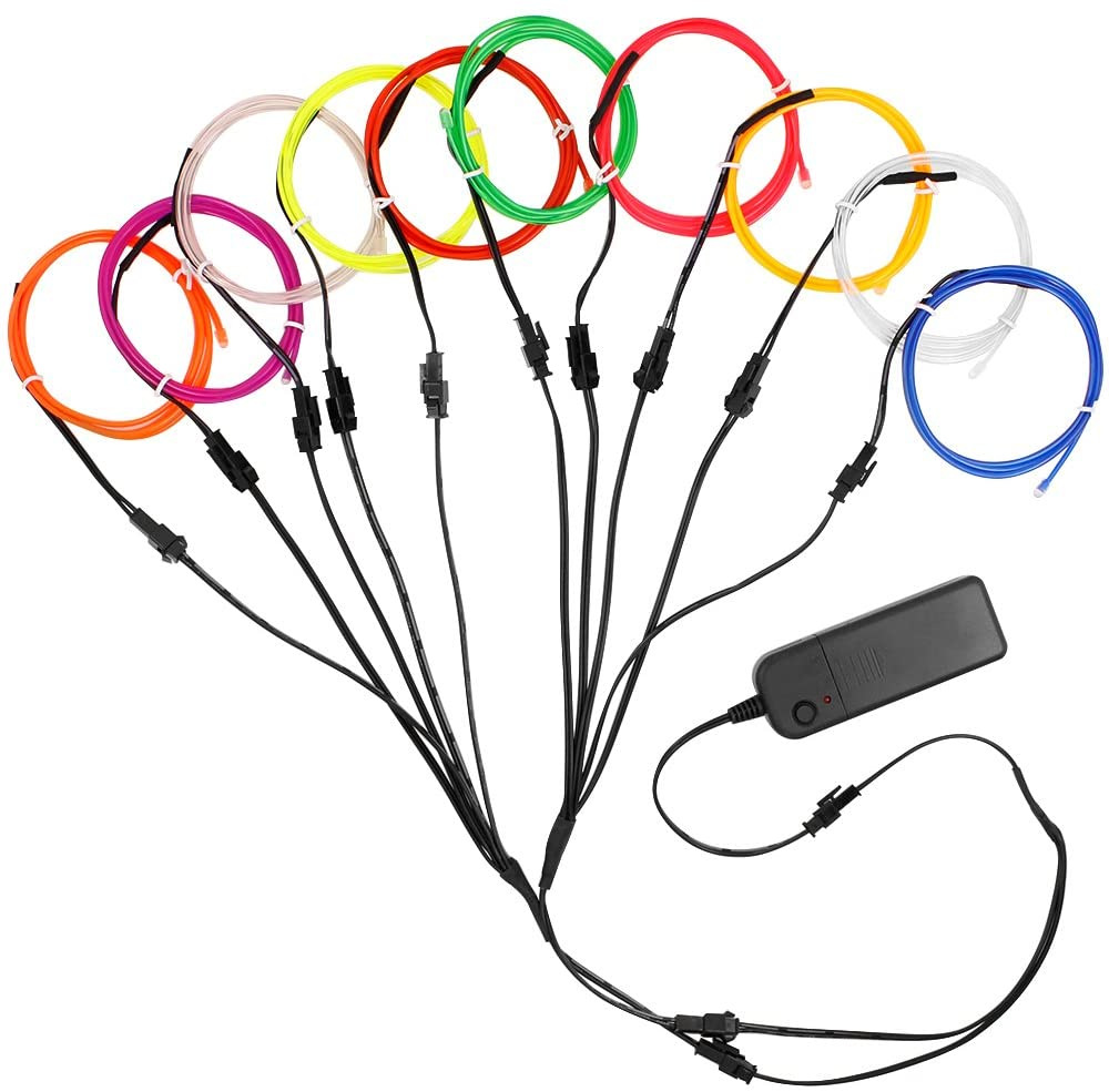 Led El Wire - 5 in 1 Glow Wire Cable