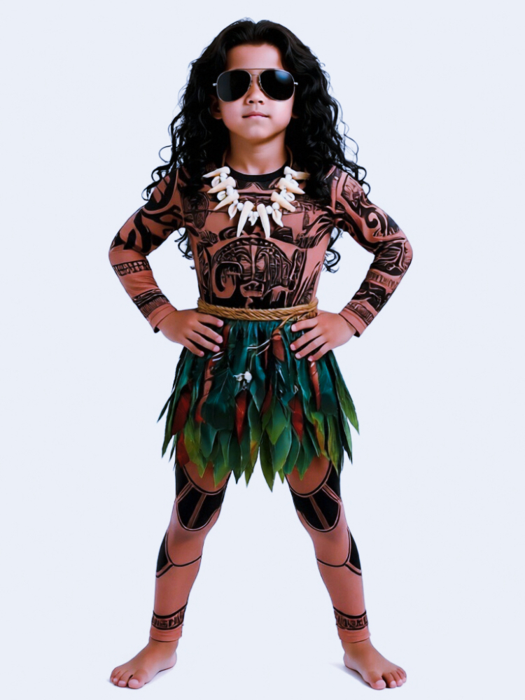 Cosplay Prop Pattern - Costume Estivo di Moana Maui per