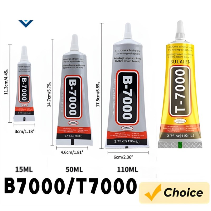 Contact Cement Glue - 1pc 15ML 50ML 110ML B-7000 Trasparente