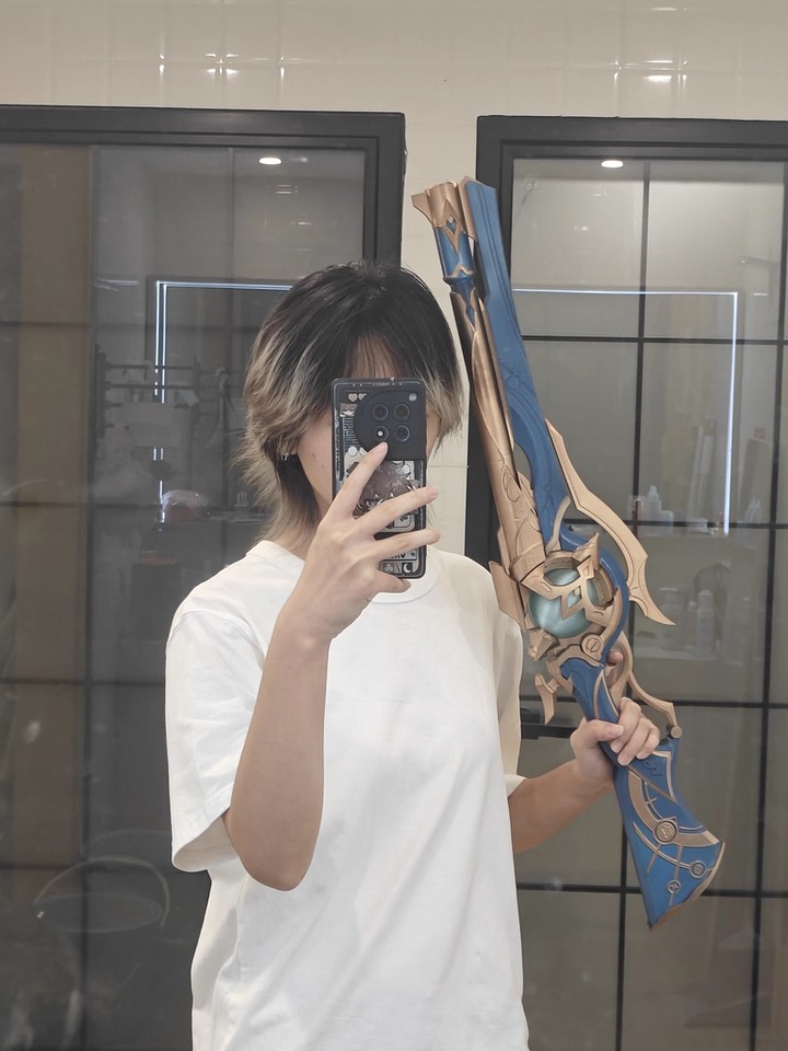 Anaxa Cosplay Prop - Modello di Pistola Anaxagoras 80CM Luminosa
