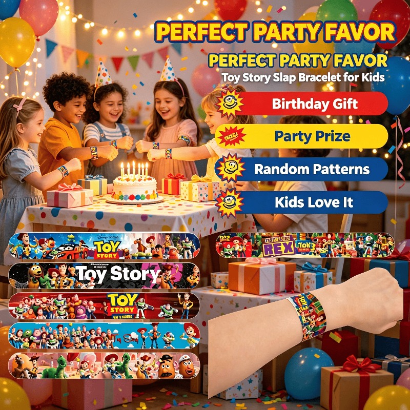 Cosplay Prop Filler - Braccialetti a scatto di Toy Story