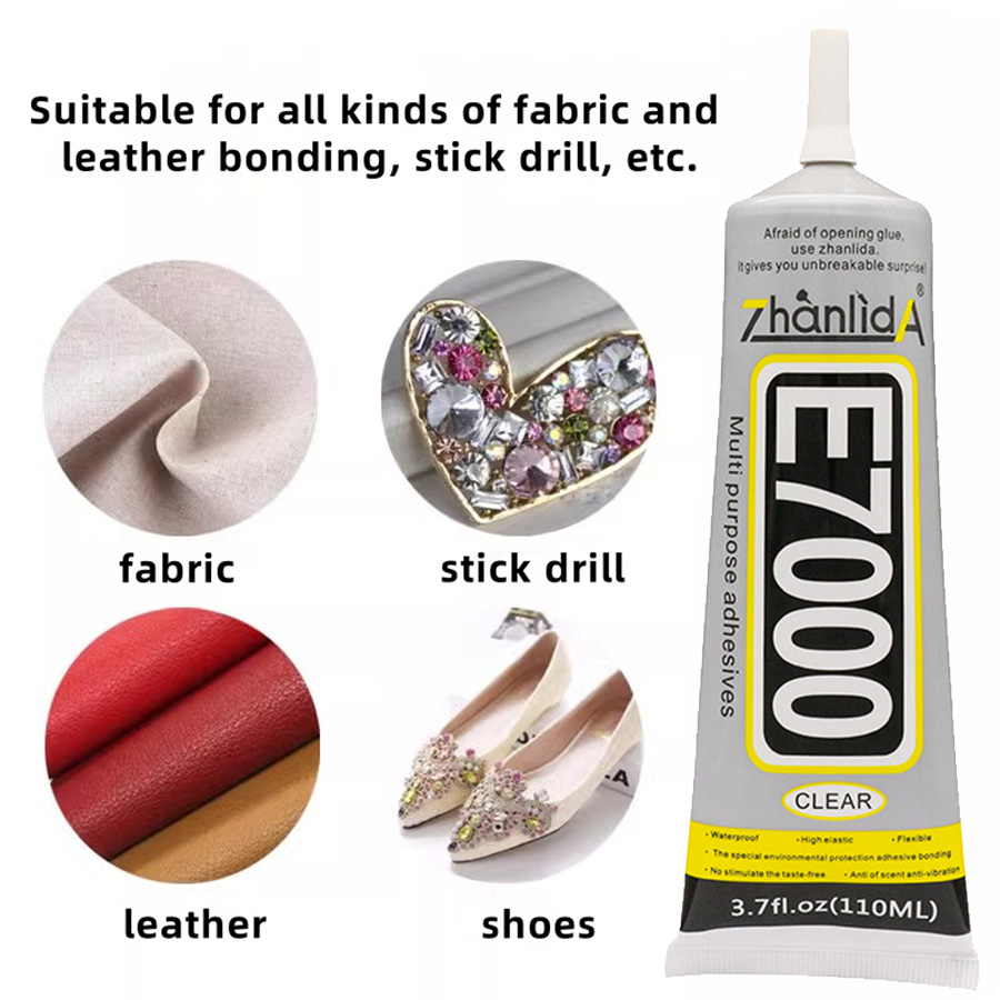 Contact Cement Glue - E7000 Colla trasparente a contatto Adesivo
