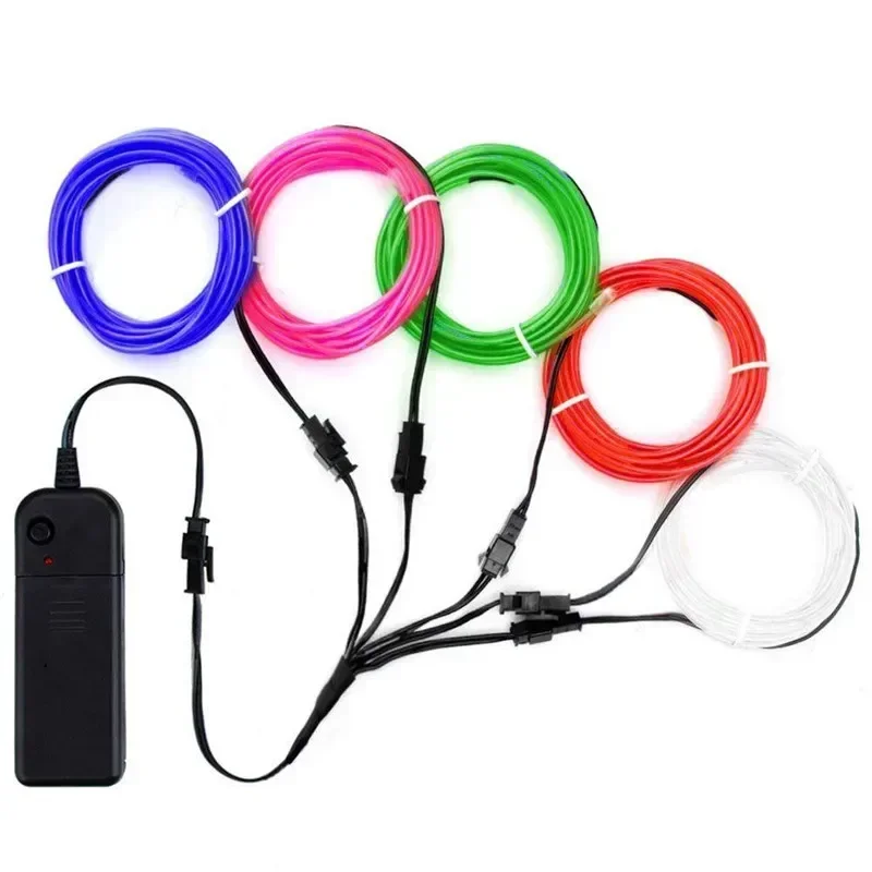 Led El Wire - 1M/3M/5M Flessibile Luce Al Neon Palla