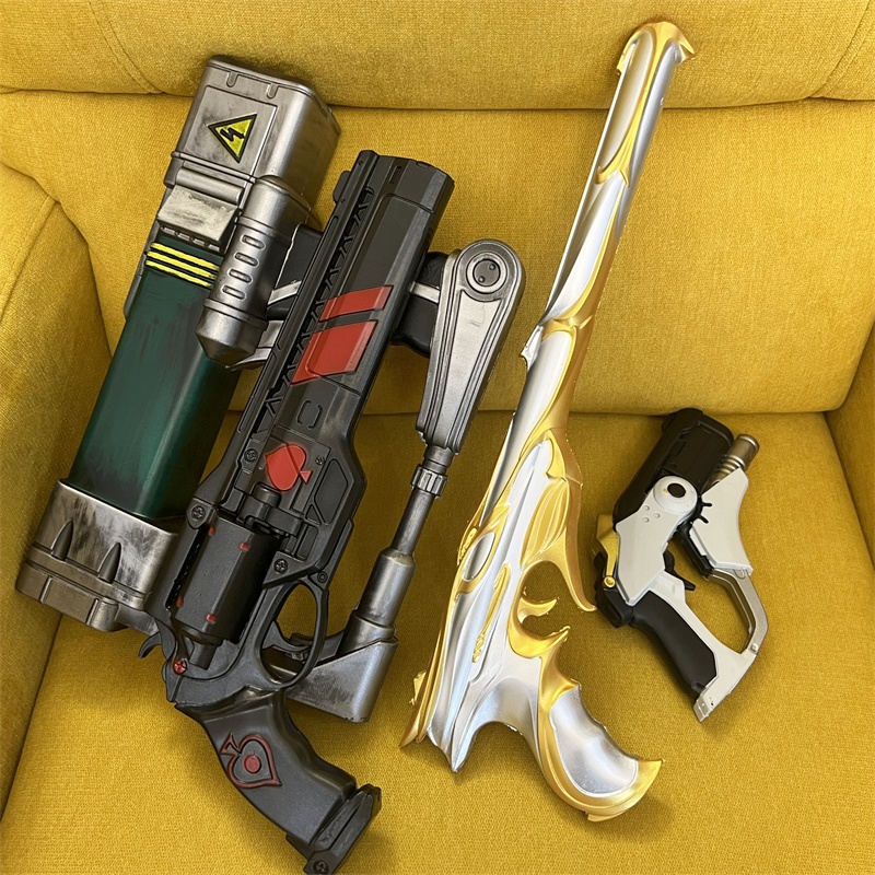 Fallout Cosplay Prop - Cosplay Pistole dorate Fucile laser Revolver