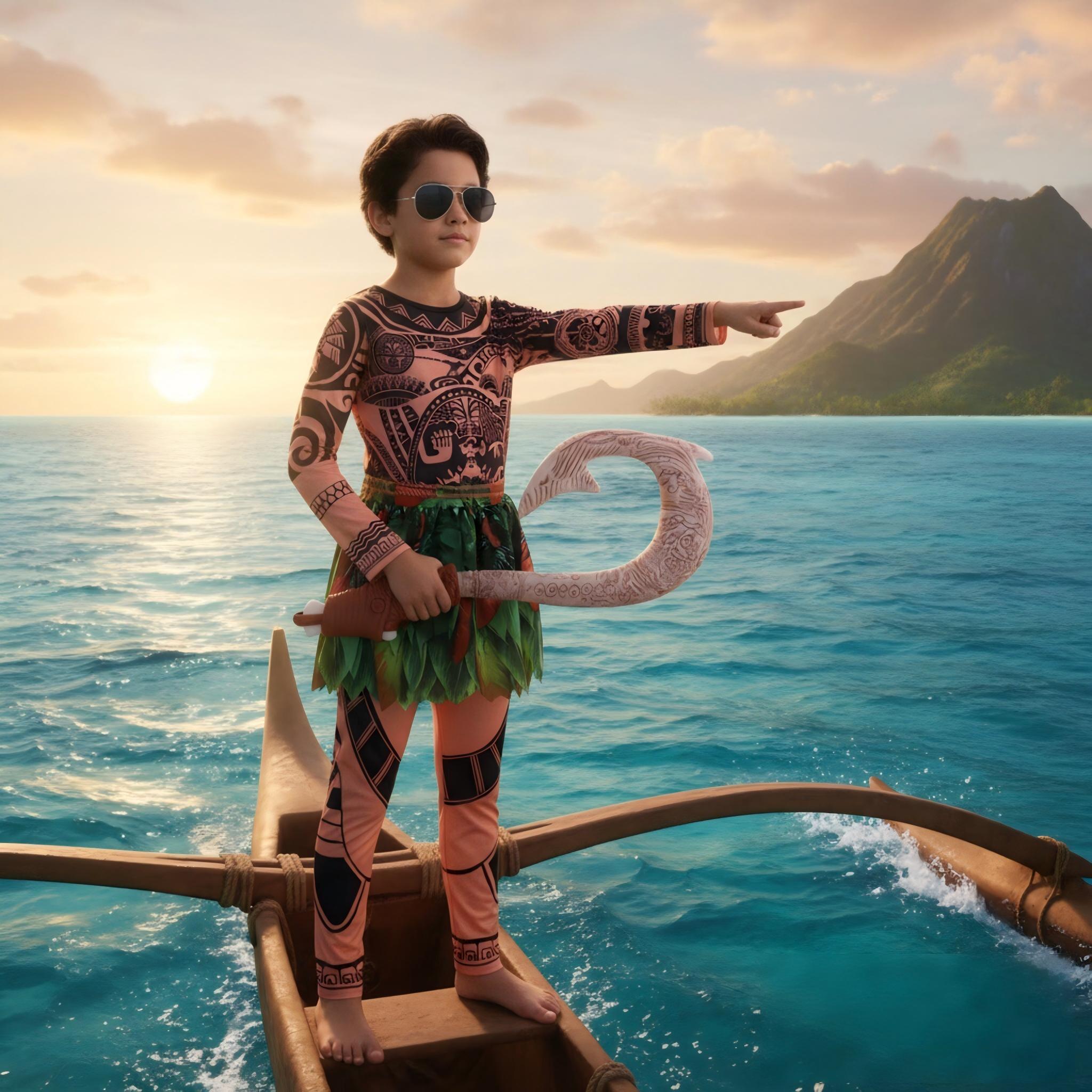 Costume Estivo di Moana Maui p - Cosplay Prop Pattern recensione e prezzo