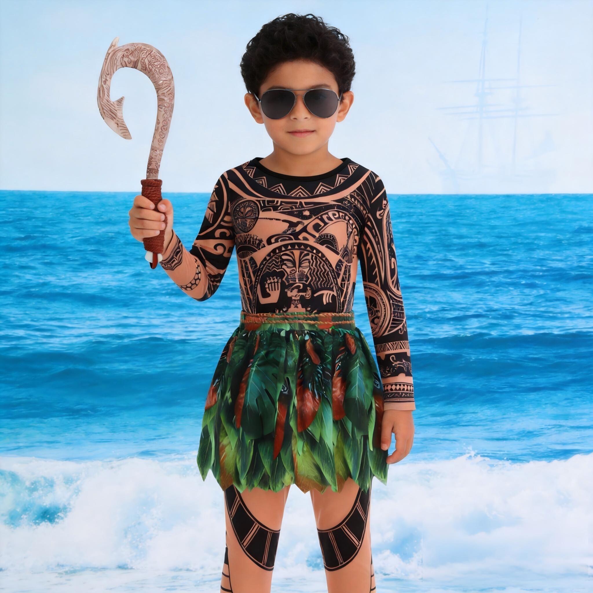 Costume Estivo di Moana Maui p - Cosplay Prop Pattern recensione e prezzo