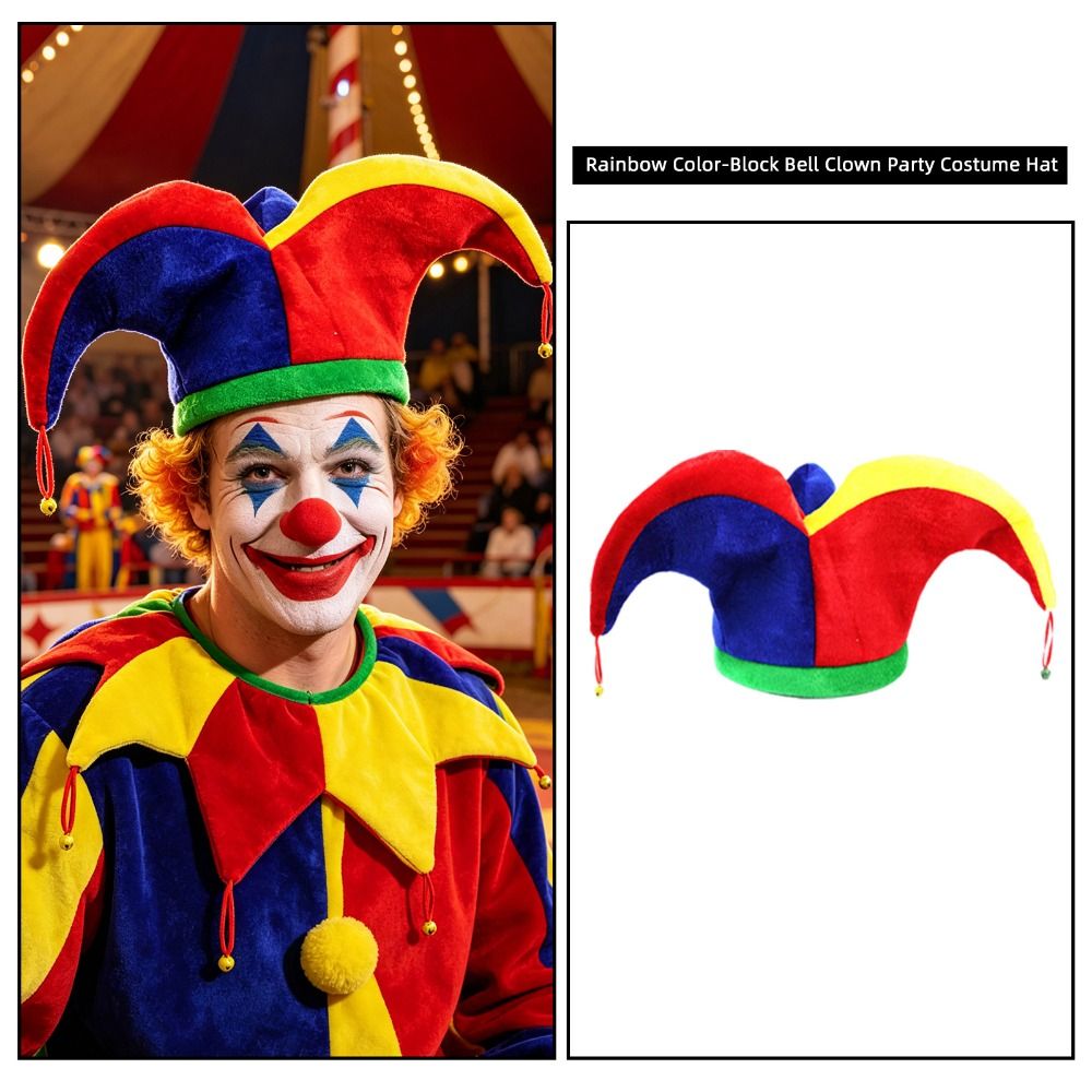 Cappello da Clown Multicolore  - Cosplay Prop Pattern recensione e prezzo