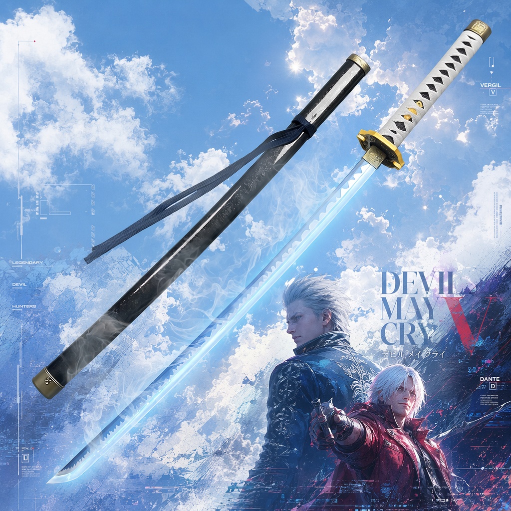 Katana di Vergil da Devil May  - Cosplay Prop Dagger recensione e prezzo